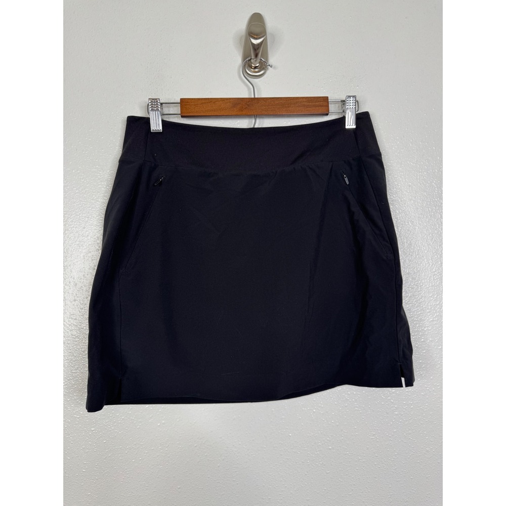 Athleta Soho Skort Black Athletic Hiking Golf Skirt Women's Size 8